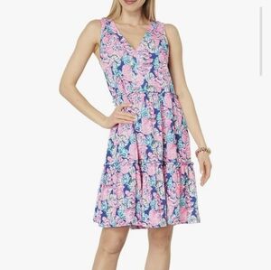 Lilly Pulitzer Lorina Swing Dress" Mermaid For You" Sz.M